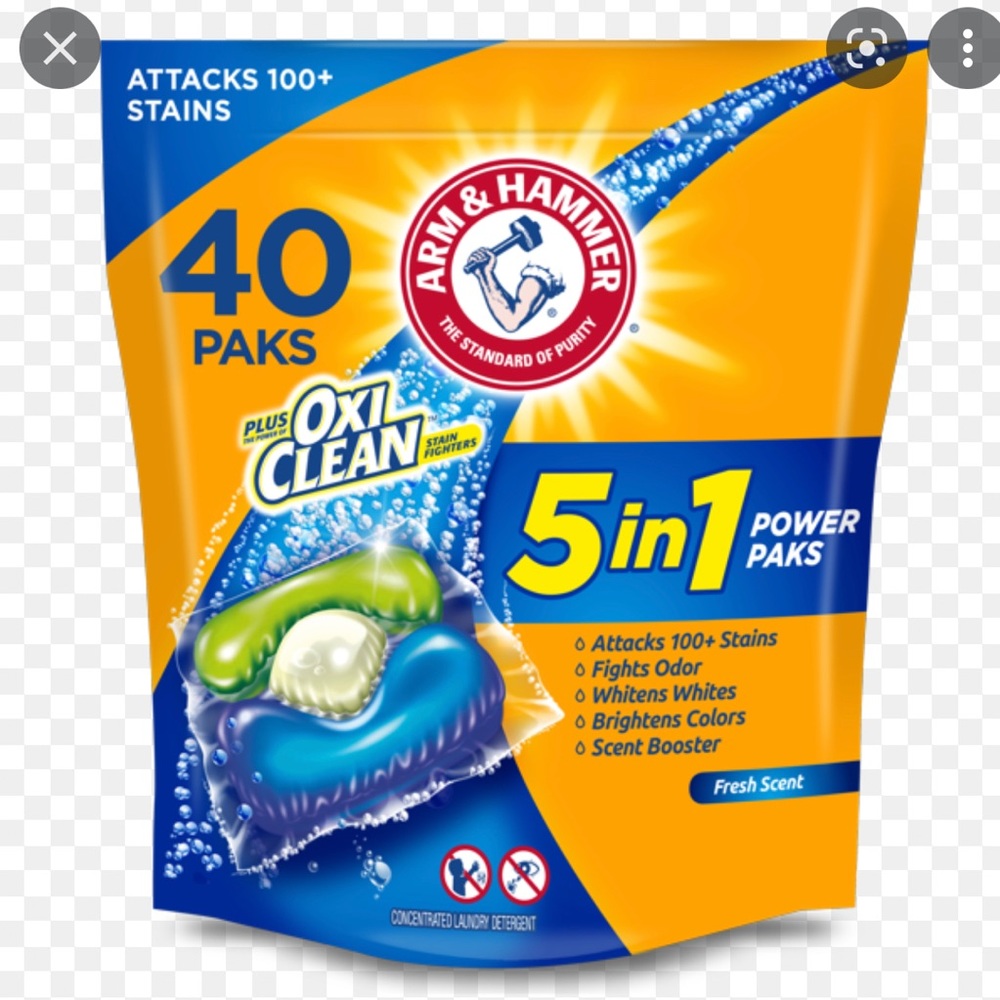 40ct Arm and Hammer pods 2 for $13.